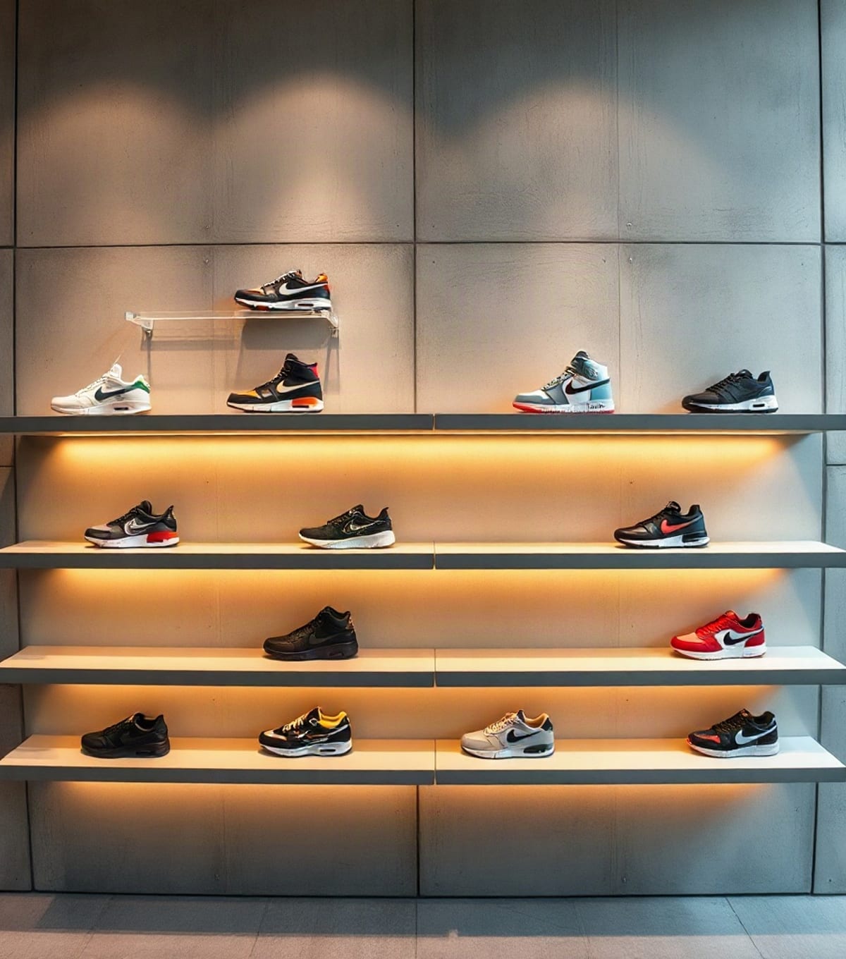Retail shelving reviewed by AI
